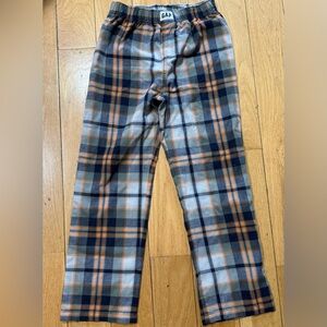 🎀3/$25🎀 NWOT GAP Plaid Kids Pajamas - Gray and Orange, size 8